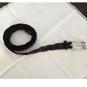 Universal Thread Women's Faux Leather Braided Adjustable Belt - 44" Long